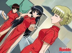 School Rumble, czerwone suknie