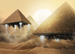 Fantasy, Odlatujące, Piramidy
