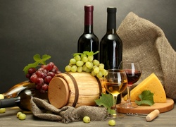 Wino, Winogrona, Antałek, Kompozycja