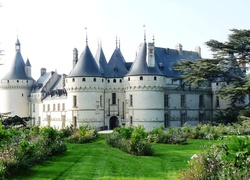 Zamek, Chaumont Sur Loire, Ogród, Francja