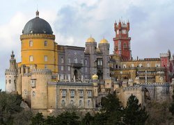 Pałac, Pena, Sintra, Portugalia