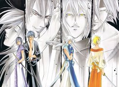 Samurai Deeper Kyo, istoty, miecze