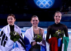 Sochi 2014, Kim Yong-A, Adelina Sotnikova, Carolina Kostner