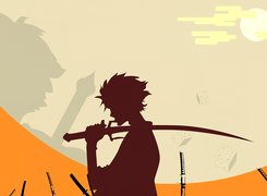 Samurai Champloo, miecz, cień