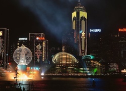 Hong Kong, Miasto, Noc