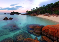 Morze, Plaża, Kamienie, Australia