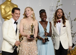 Matthew McConaughey, Jared Leto, Lupita Nyong, Cate Blanchett, Aktorzy, Oscary 2014