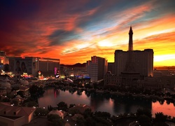 Las Vegas, Zachód, Słońca