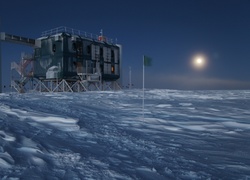 Antarktyda, Obserwatorium, Zima, Noc