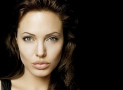 Angelina Jolie, brązowe włosy