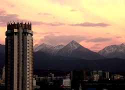 Kazachstan, Ałma-Ata, Miasto, Góry