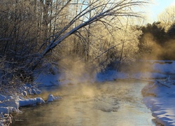 Rzeka, Mgła
