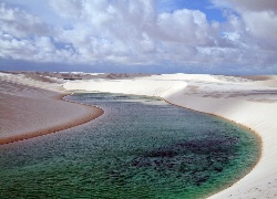 Park, Narodowy, Lencois, Maranhenses, Morze, Ruchome, Piaski