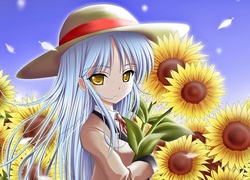 Słoneczniki, Dziewczynka, Manga Anime
