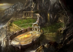 God Of War 3, Stadion