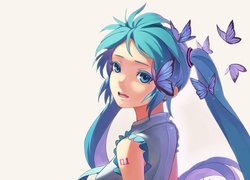 Manga Anime, Vocaloid, Hatsune Miku, Motylki