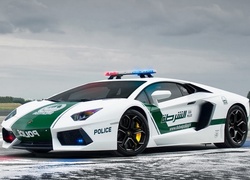 Lamborghini, Droga, Samochód, Policyjny