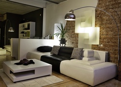 Salon, Komplet, Wypoczynkowy, Lampa