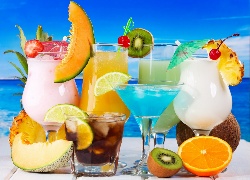 Lato, Kolorowe, Drinki