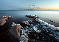 Morze, Kamienie, Lód