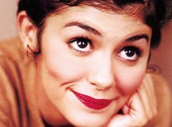 Audrey Tautou, czerwone usta