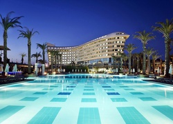 Hotel, Basen, Antalya, Palmy