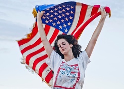 Piosenkarka, Lana Del Rey, Flaga, USA