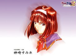 Sakura Wars, rude włosy, opaska