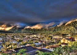 Stany Zjednoczone, Hawaje, Kaneohe, Miasto, Góry