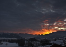 Góry, Chmury, Zmierzch
