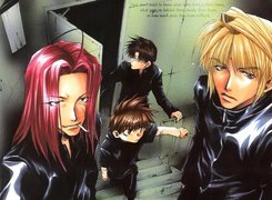 Saiyuki, papieros, schody