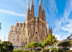 Hiszpania, Barcelona, Kościół, Świątynia Pokutna Świętej Rodziny, Sagrada Familia