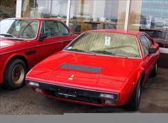 Ferrari,światła , lusterko
