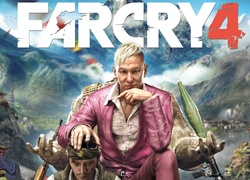 Far Cry 4, Gra, Mężczyzna, Napis