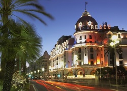 Hotel, Ulica, Palmy, Miasto, Francja