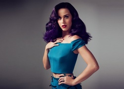 Katy, Perry, Turkusowa, Sukienka, Pierścionek