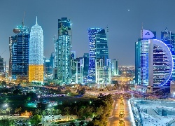 Katar, Doha, Miasto, Drapacze Chmur