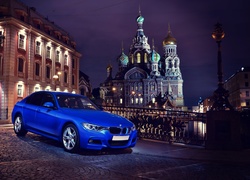 Samochód, BMW, 335i, F30, Cerkiew, Sobór Zmartwychwstania Pańskiego, Petersburg