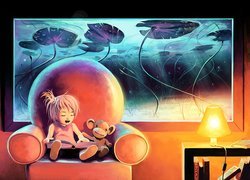 Cyril Rolando, Dziewczynka, Miś