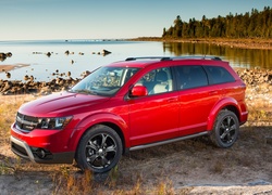 Dodge, Journey, Las, Jezioro, Kamienie