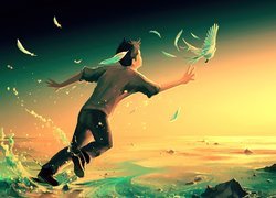 Cyril Rolando, Chłopiec, Gołąb