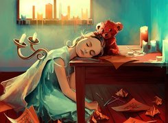 Cyril Rolando, Dziewczynka, Miś, Listy