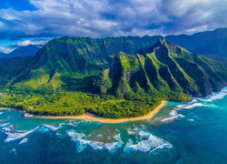 Hawaje, Archipelag, Góry, Lasy, Plaże, USA