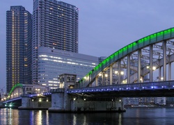 Tokio, Japonia, Miasto, Most