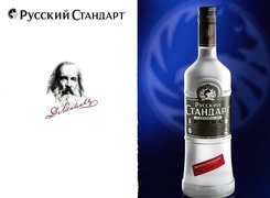 Vodka, butelka, twarz