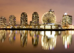 Vancouver, Kanada, Drapacze, Chmur, Miasto, Odbicie