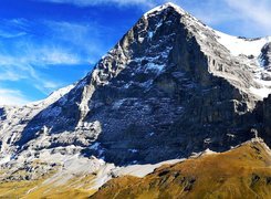 Góra, Eiger, Alpy, Berneńskie, Łąki