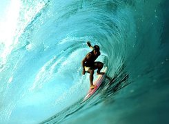 Windsurfing,deska, morze,fala