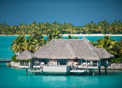 St.Regis, Hotel, Palmy, Ocean, Bora Bora