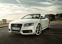 Audi S5, Morze, Plaża